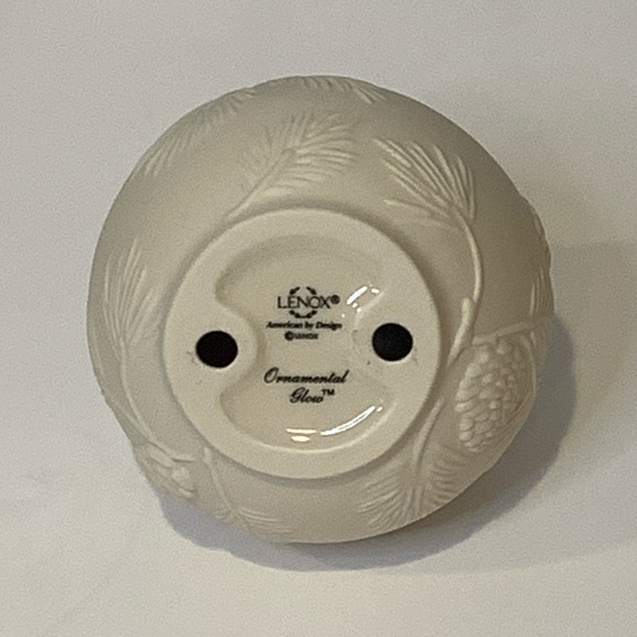 Lenox Ornamental Glow Pinecone Candle Holder Tea Light Votive Winter Holiday - Picture 8 of 10
